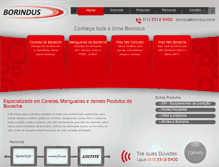 Tablet Screenshot of borindus.com.br